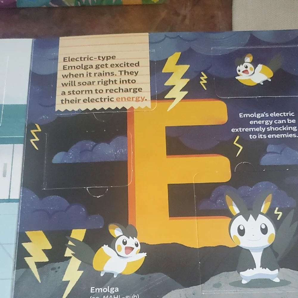 Pokemon Primers ABC Book - Yellow Pikachu & Green Cover